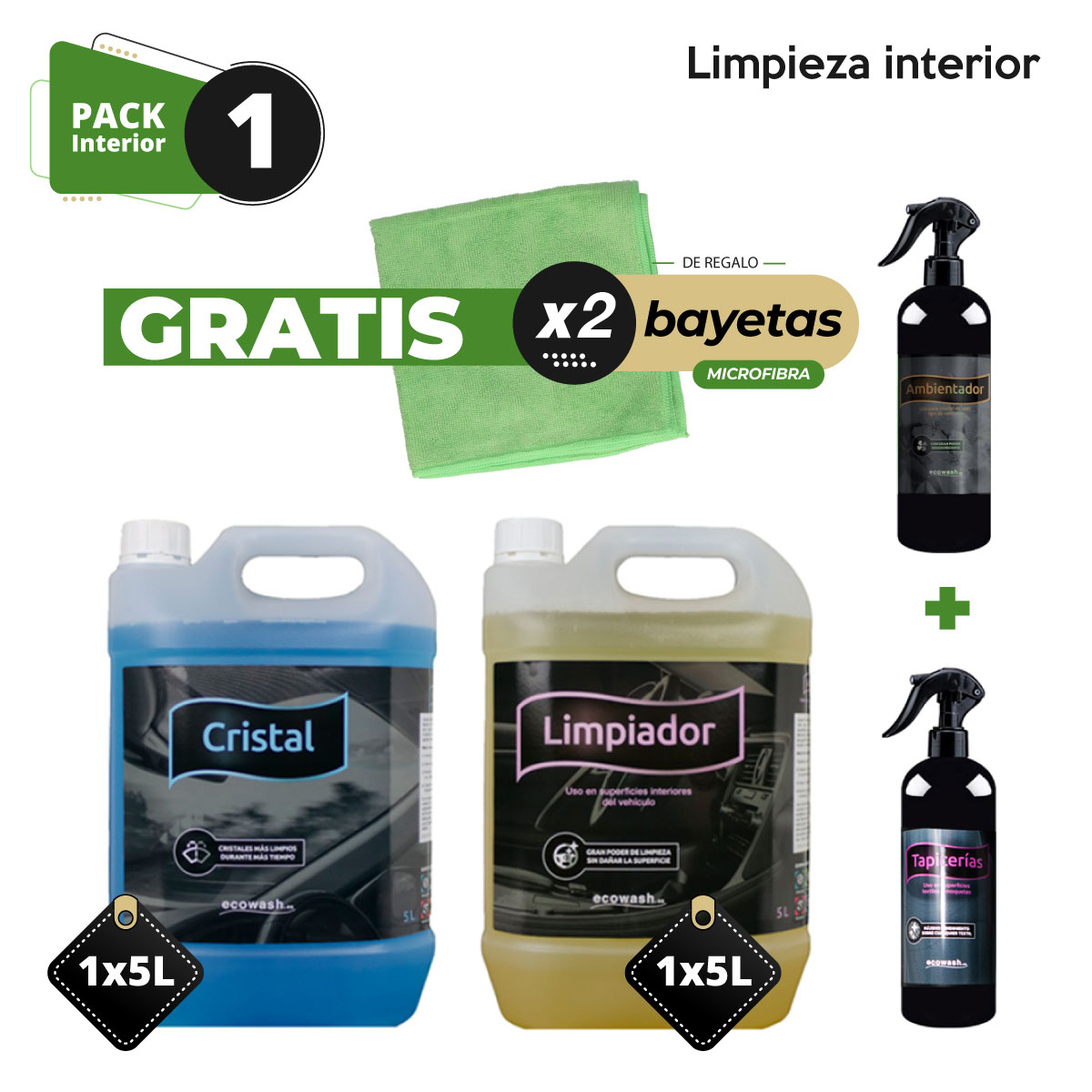 Pack de limpieza interior de ecowash
